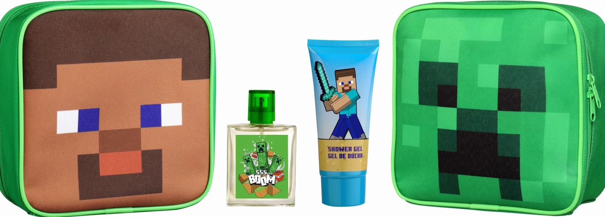 Minecraft - Beauty case EDT 50 ml e gel doccia 100 ml