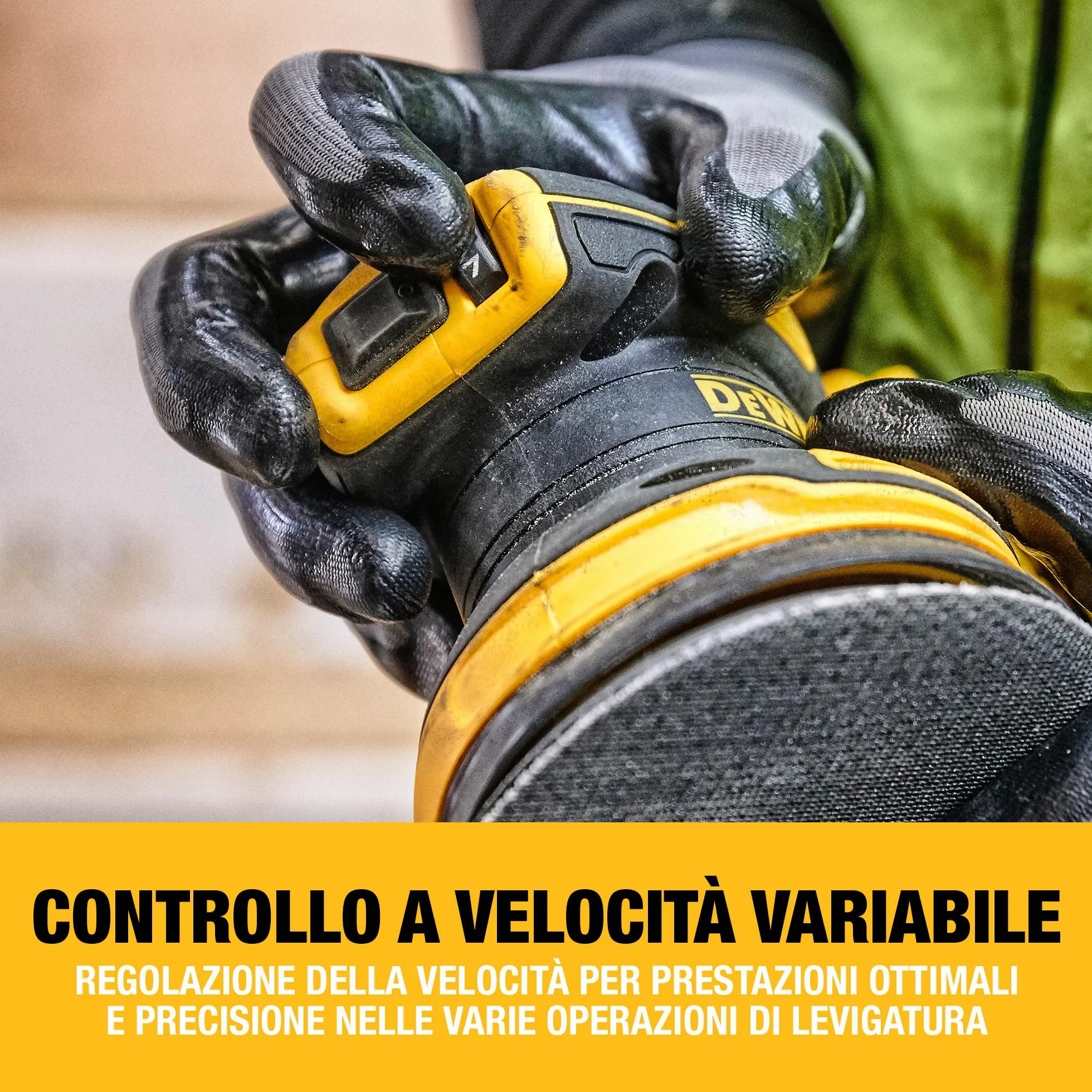 DEWALT Levigatrice Brushless 18V XR 125mm DCW210N-XJ