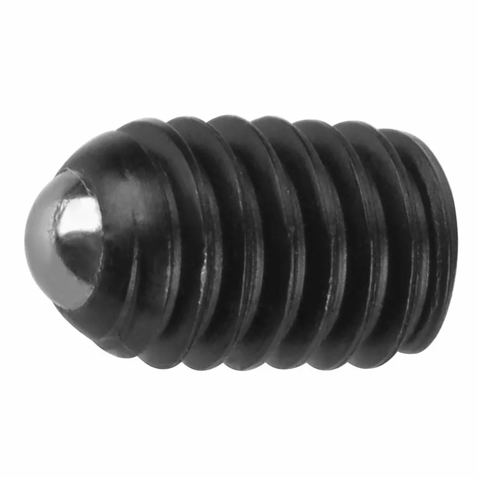 Zestaw 10 szt. M4 Pressori a molla filettati con molla a sfera esagono incassato stantuffo a molla in acciaio al carbonio M4*8