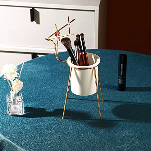 Porta Trucchi Organizer Trucco Pennello Stoccaggio Tubo Desktop Beauty Brush Brush Box Scatola di immagazzinaggio Sopracciglio Pettine Pettine Eye Shadow Spazzola Scatola di stoccaggio Benzina Conteni