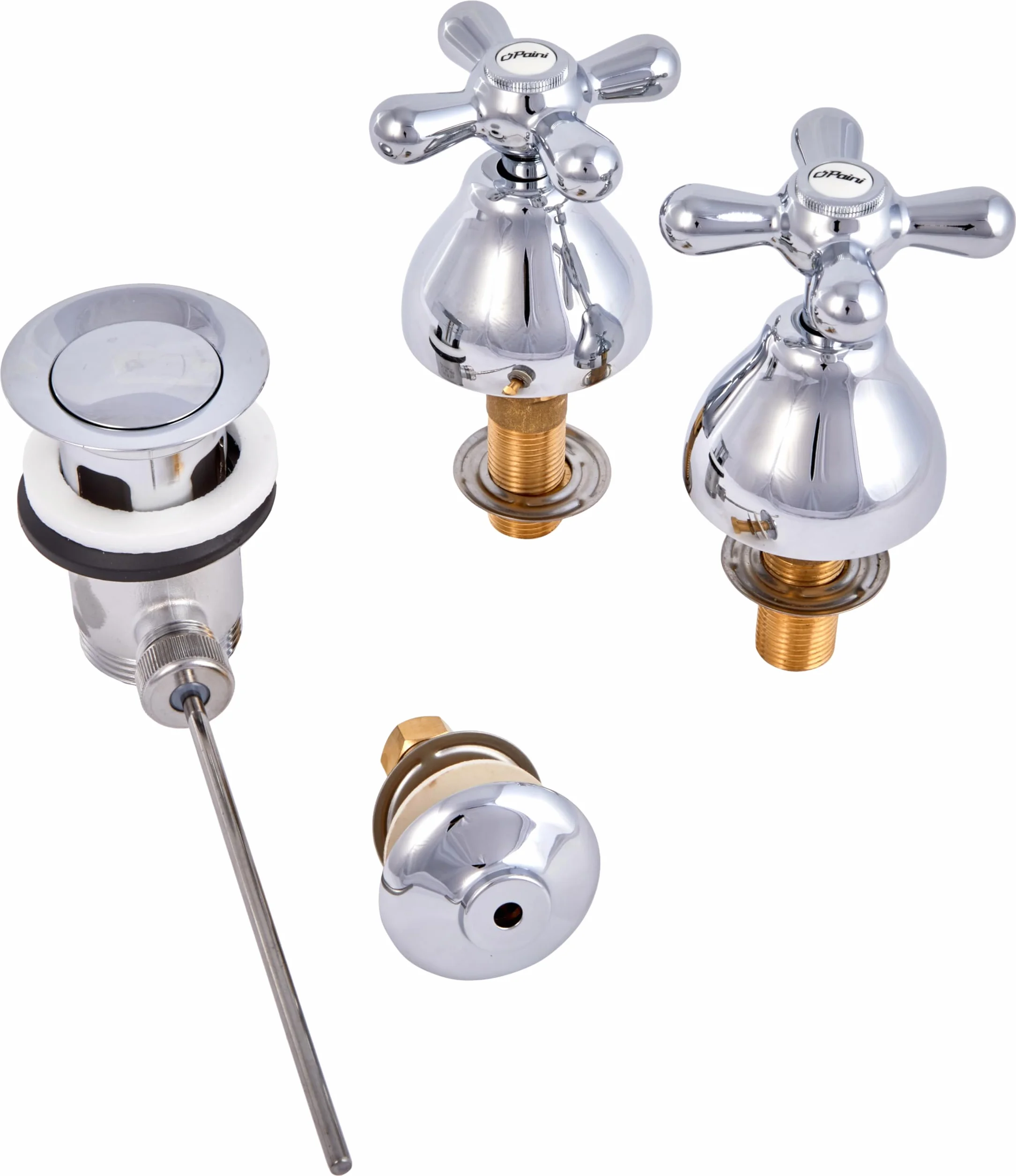 Paini LIBERTY 306 Rubinetto Batteria Bidet lavabo 3 fori Cromato Design Liberty Italia