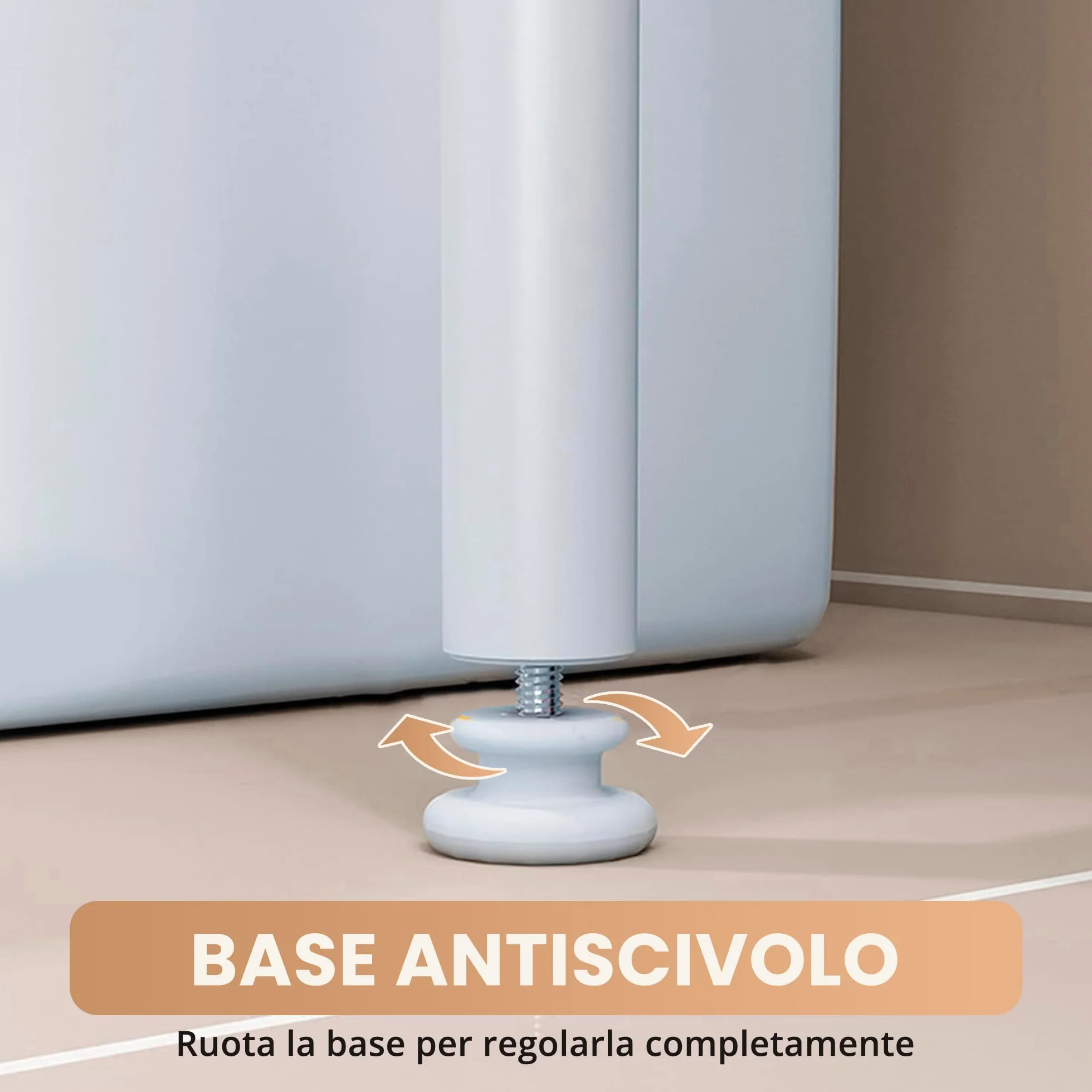 JUPPLIES Mobile Sopra WC Bagno 3 Ripiani Salvaspazio Scaffale Sopra Toilette Metallo 47x26x153cm Piedi Regolabili Anti-Ribaltamento