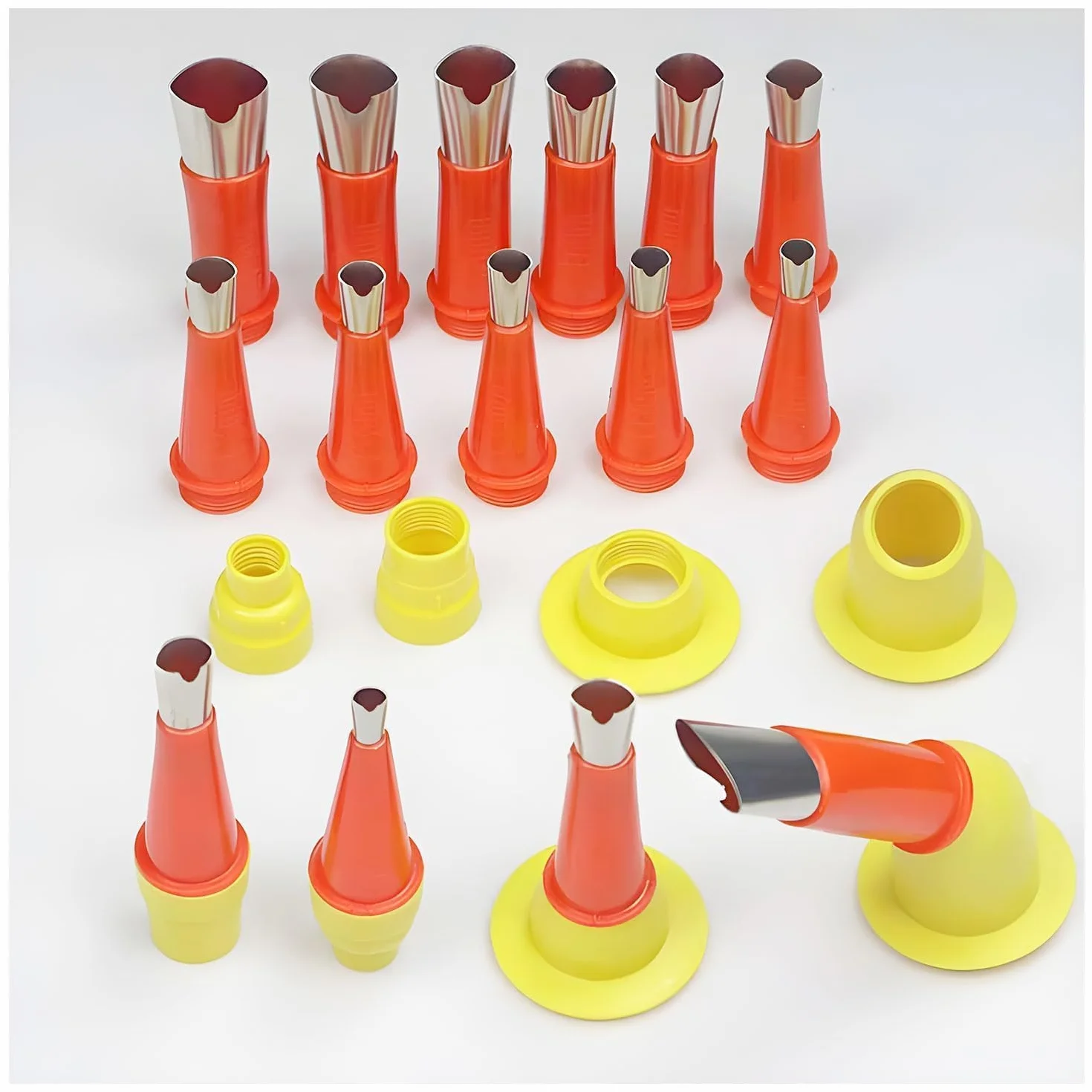 31 Pezzi Ugelli per Calafataggio in Silicone, Kit Beccucci per Cartuccia Silicone
