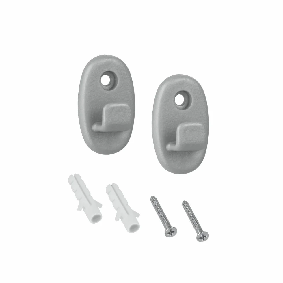 Metaltex Onda set 2 ganci Nylon 460000