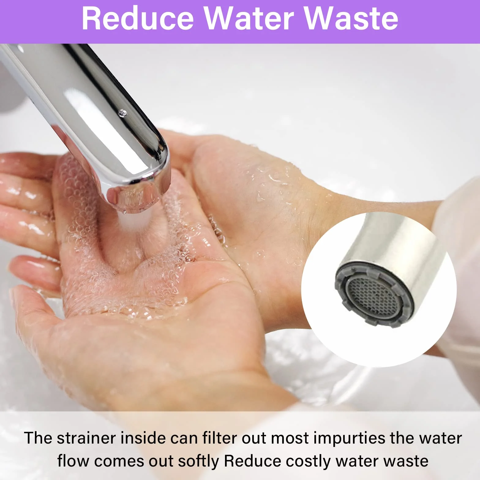 Aeratore Rubinetto M16 Filettatura, Rompigetto Rubinetto, Filtri Rubinetti Lavandino con 2 Chiavi, Filtro Rubinetto Acqua per Cucina Bagno