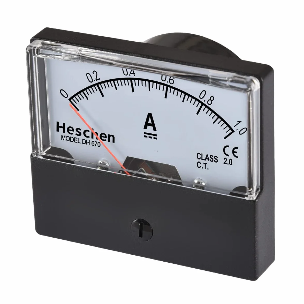 Heschen DH-670 Tester per amperometro a pannello rettangolare DC 0-1mA classe 2.0 CE