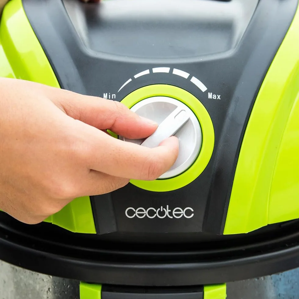 Cecotec Aspiratutto Solidi Liquidi Wet&Dry T 1200W 7m Raggio 15L Filtro Hepa Soffiatore 5 Accessori