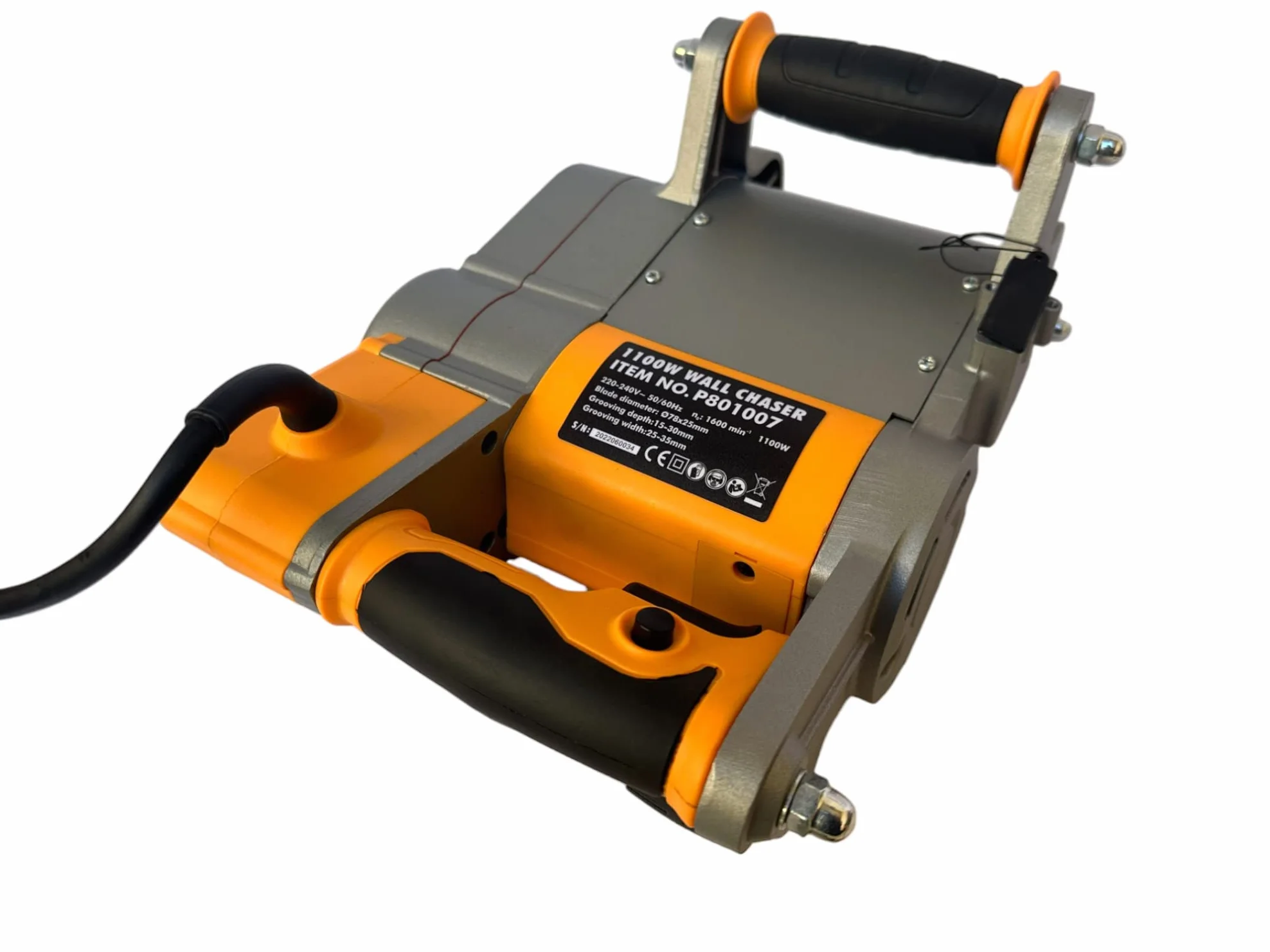 Tracciatrice Scanalatrice 1100W Fresa 25mm 1600 Giri/Min Professionale in Valigetta