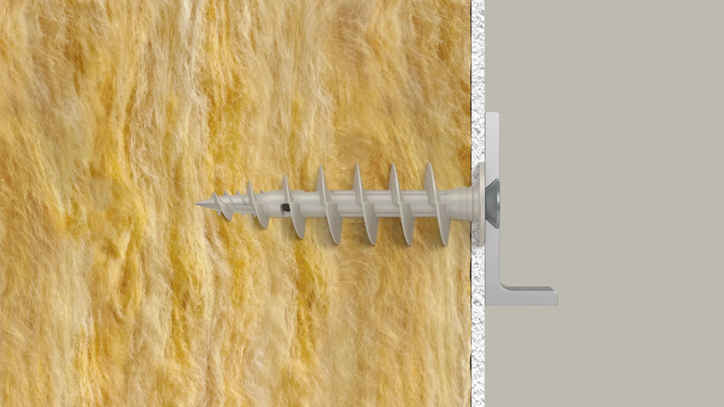 Fischer FID II 50 mm 4x Tasselli con Vite per Cappotto Isolanti