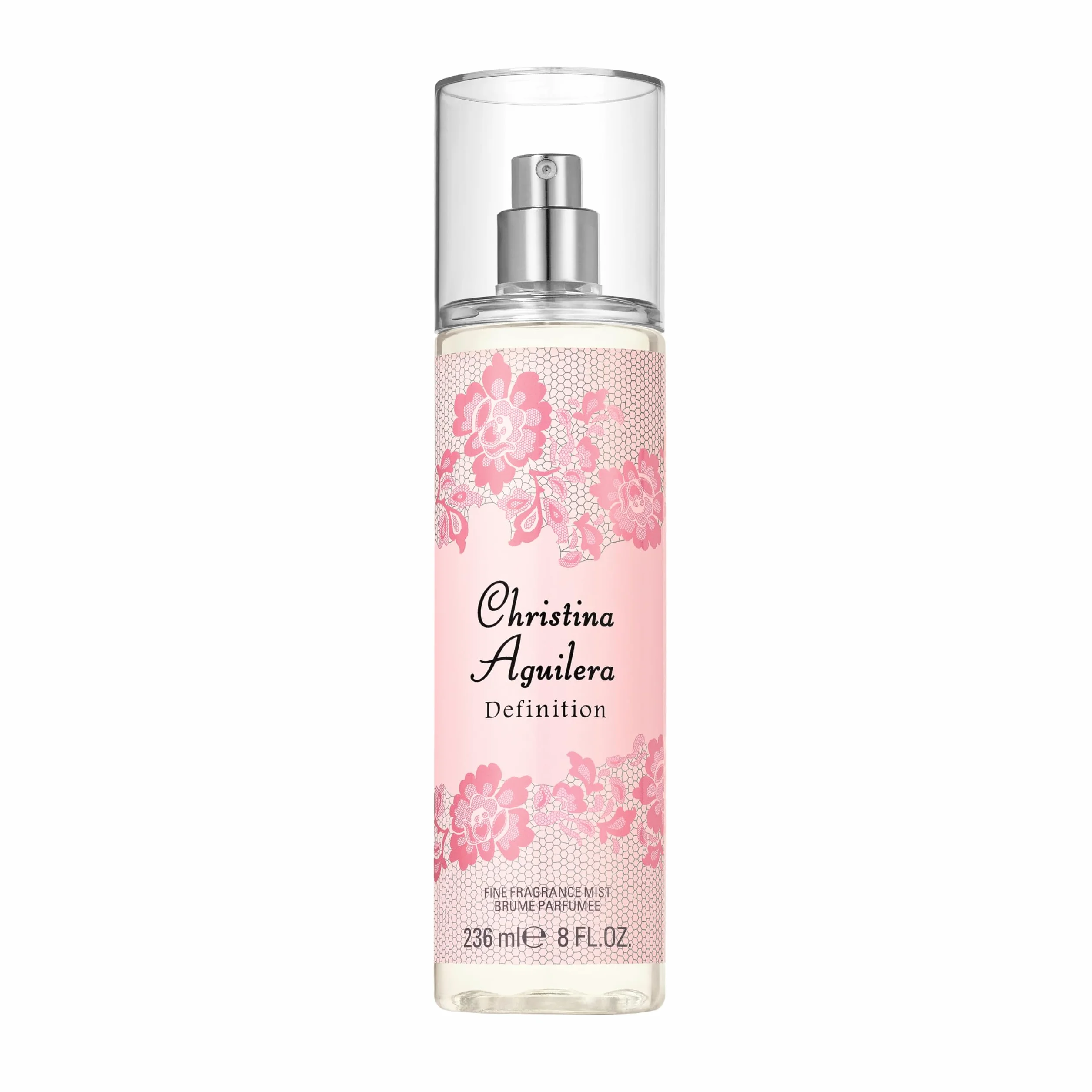 Christina Aguilera - Definition Fine Fragrance Mist, Profumo Spray per Donna, con Mandarino e Ambra, Note Floreali e Agrumate, Fragranza Rinfrescante, Profumo per Donna - 236 ml