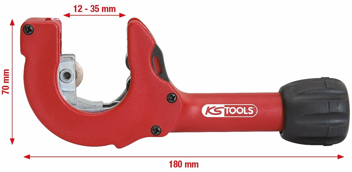 KS Tools Tagliatubi a Cricchetto 12-35mm
