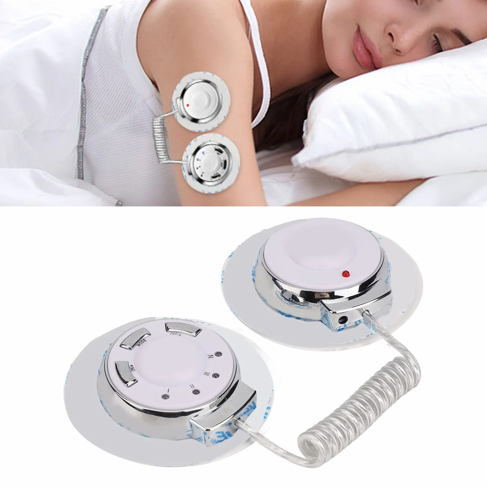 Elettrostimolatore Muscolare, Massaggiatore Elettrico Multifunzione per Addominali, Addome Braccio Gambe Waist Glutei Massaggi-Attrezzi, Portable Beauty Liposuction Equipment Massaggiatore Silenzioso