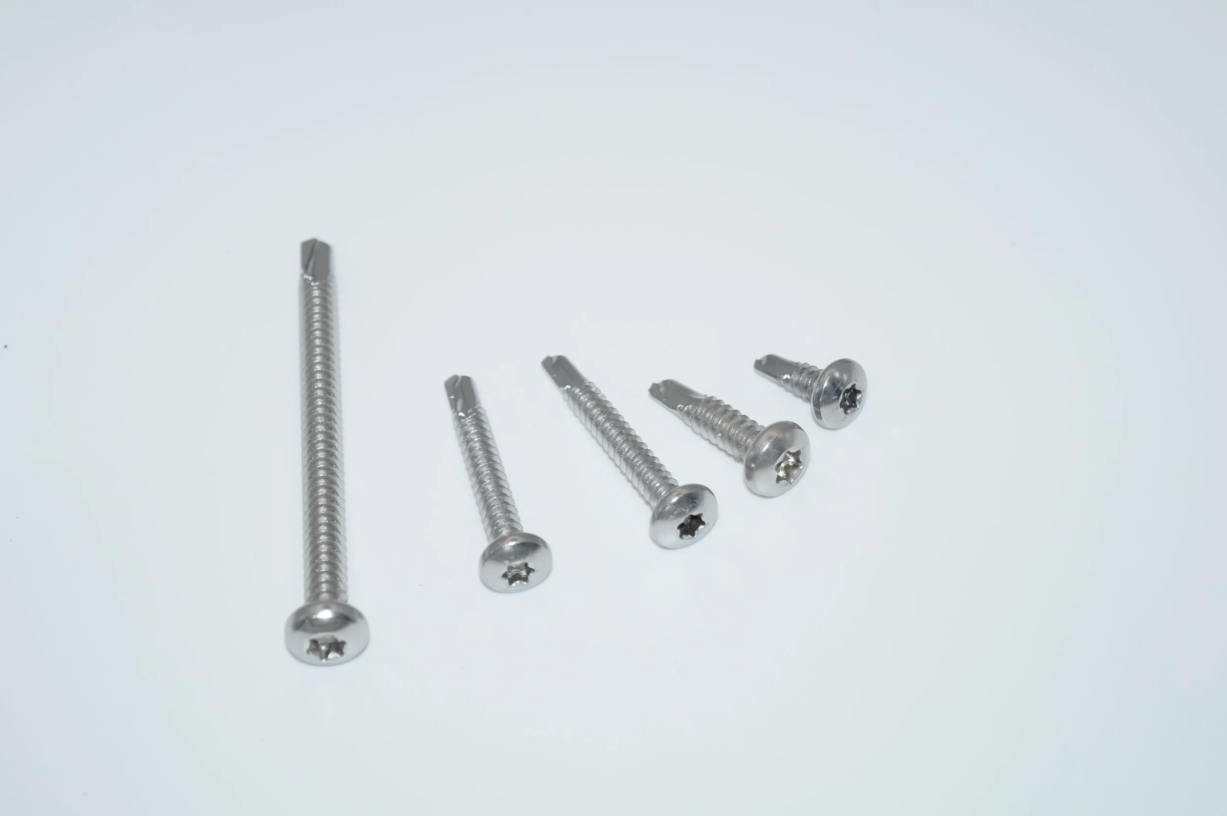 Viti autofilettanti DIN 7504 ISO 15480 testa bombata TX 4,2 x 25 mm 25 sztuk A2 V2A stal nierdzewna