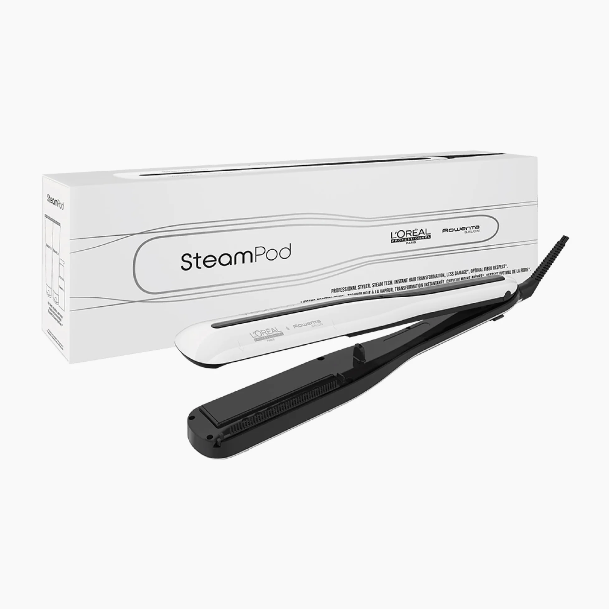 Steampod 3.0 | Piastra per capelli a vapore professionale 2 in 1: lisciante e wavy | Ceramica Piastra per capelli con tecnologia a vapore | Adatto a tutti i tipi di capelli | L'Oréal Professionnel|