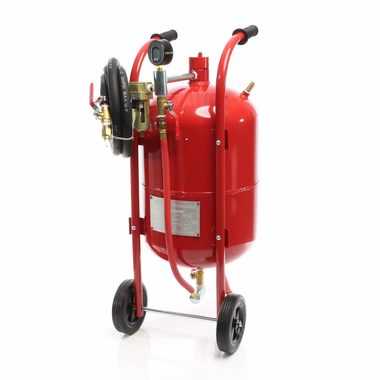 XPOtool Sabbiatrice portatile 38 L Attrezzo sabbiatura aria compressa
