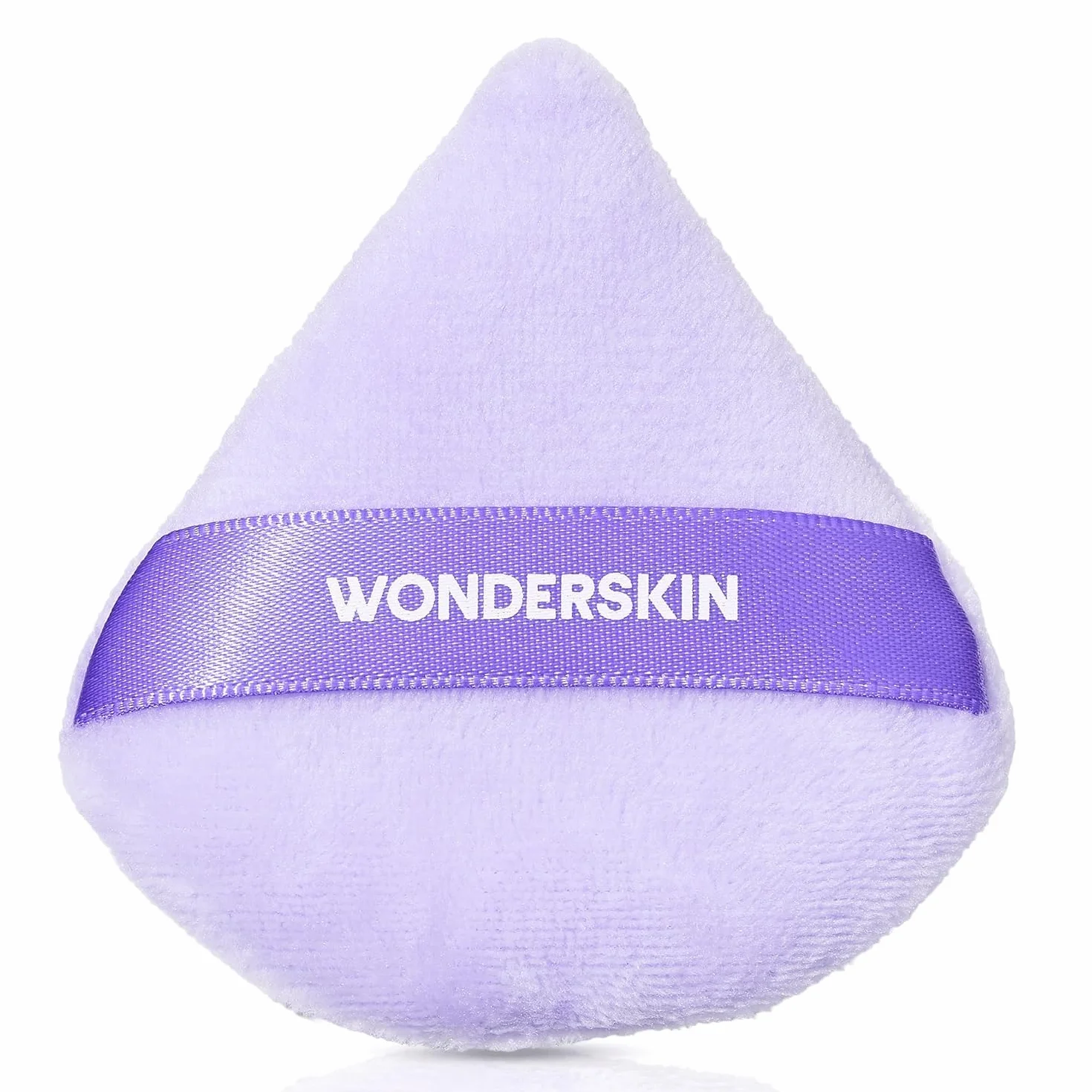 Wonderskin FYP Powder Puff - Piumino Triangolare per Cipria Viso, Piumino di Velluto Morbido per Cipria Libera o Compatta