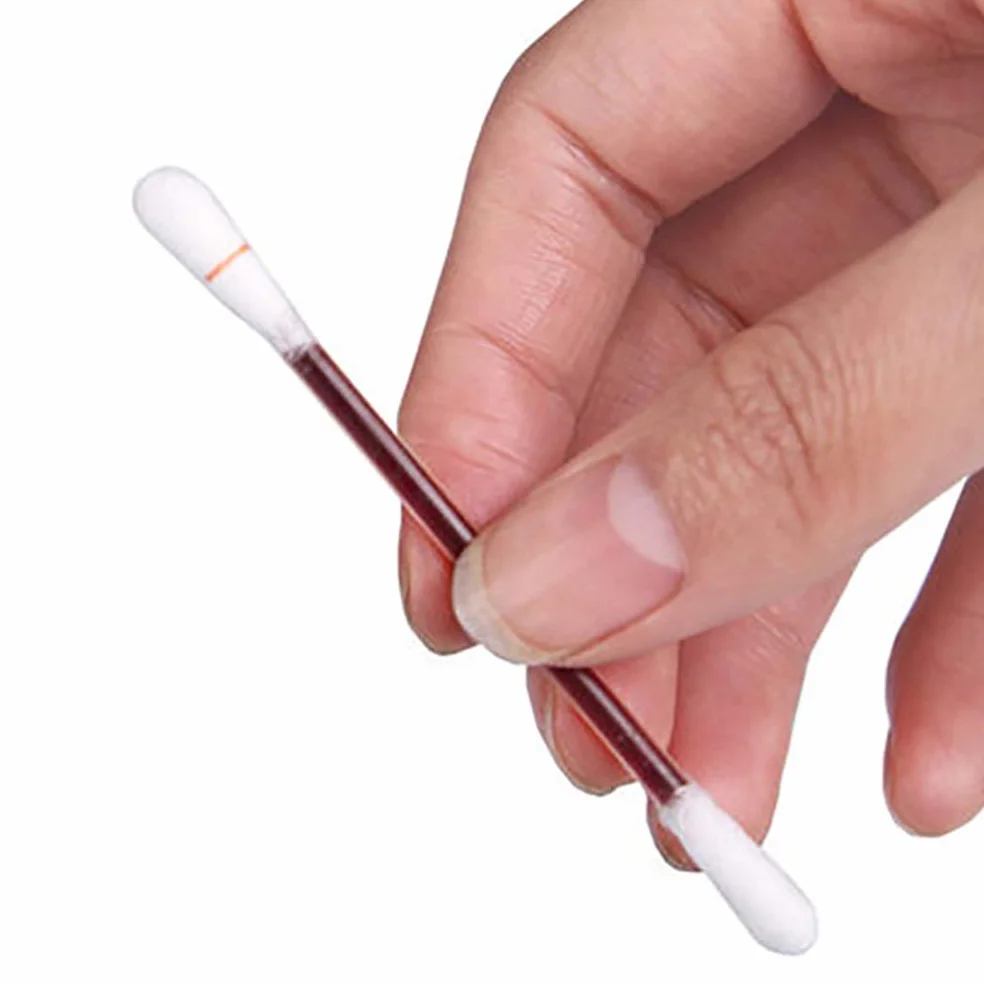 Exceart 100Pcs Monouso Medico Iodio Cotone Stick Iodio Disinfettato Tampone di Cotone Arrampicata Aiuto di Primo Soccorso Forniture di