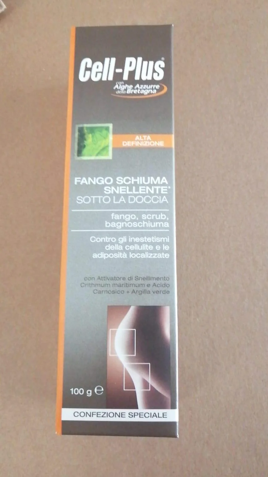 BIOS LINE CELL-PLUS ALTA DEFINIZIONE FANGO SCHIUMA SNELLENTE SOTTO LA DOCCIA 100G CON ALGHE AZZURRE DI BRETAGNA