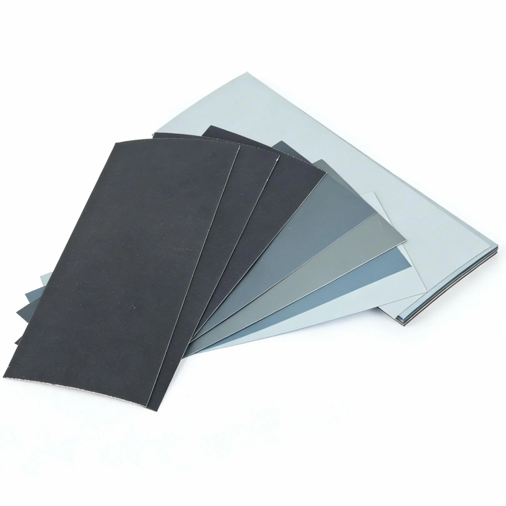 Set di 42 Fogli Carta Vetrata 240-10000 Grana, Carta Abrasiva per Legno Vetro Plastica (23x9,3 cm)