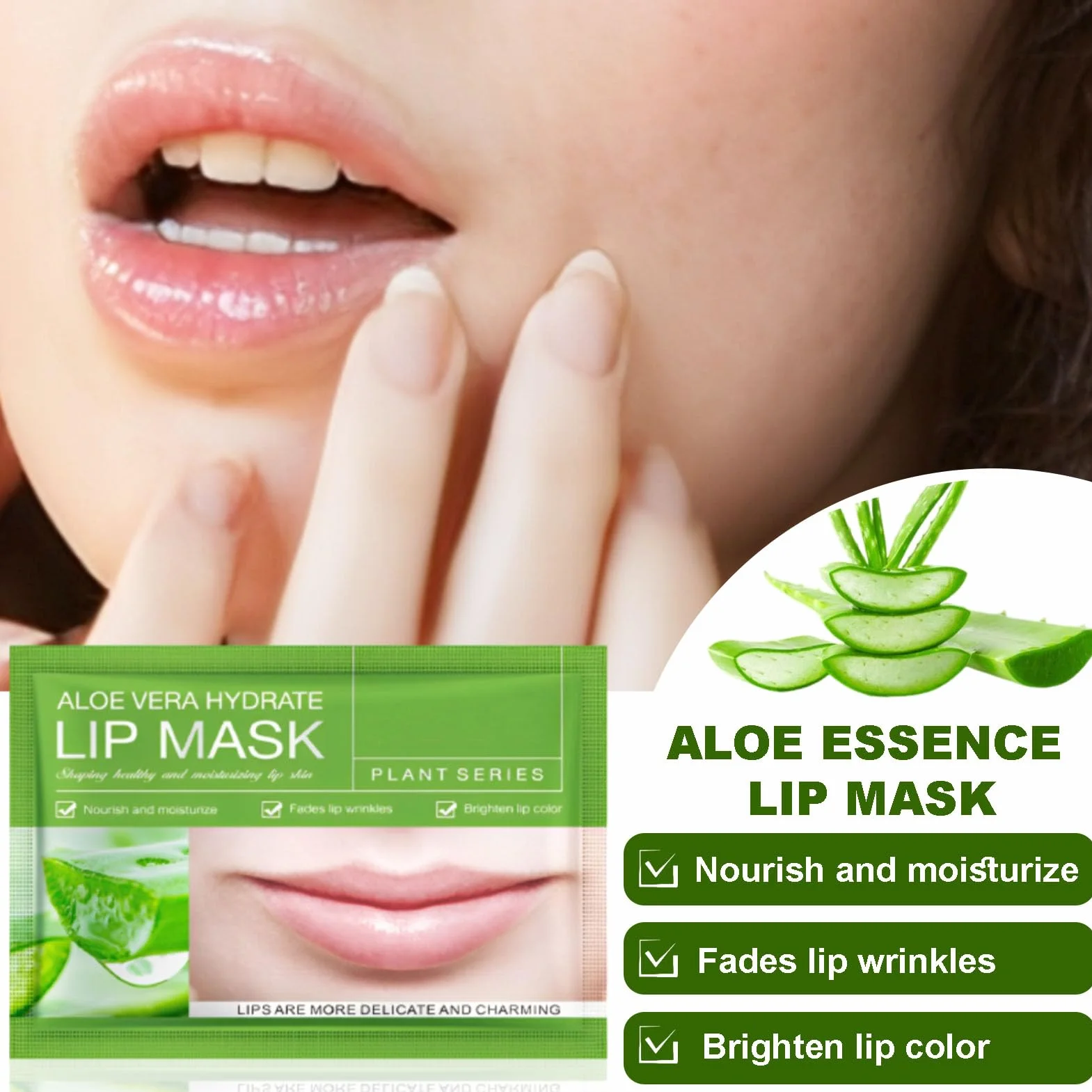 120 Pcs Patch Occhi Aloe Vera, Patch Occhiaie Aloe Vera, Collagene mask Occhi, con Maschera per le Labbra, Anti-Occhiaie, Rimuove Borse e Gonfiori, Idrata il Contorno Occh
