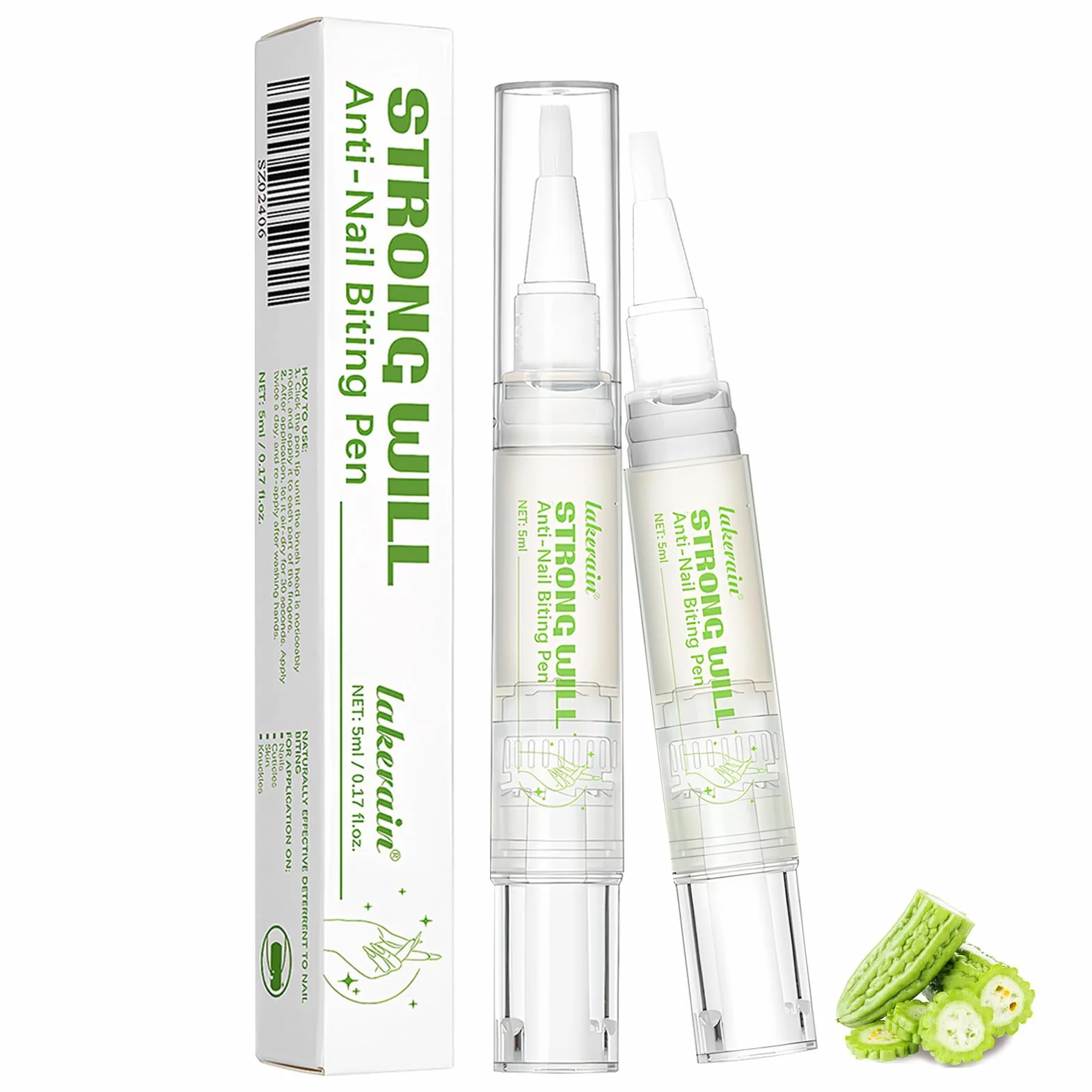 2PCS Penna Anti Mangiarsi le Unghie, Smalto Amaro Unghie, Smalto Stop Mangiarsi le Unghie, Smalto per non Mangiare le Unghie Bambini e Adulti, Trattamento Unghie Anti-masticazione