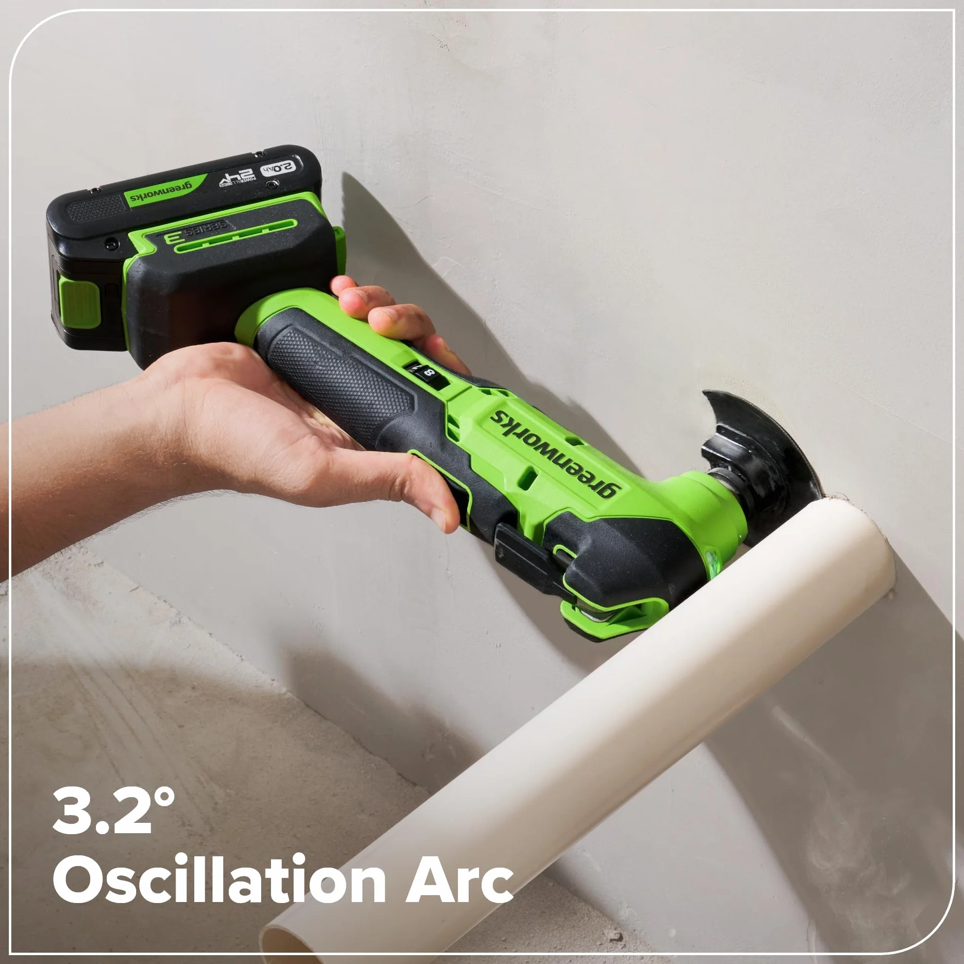 Greenworks 24V combo trapano avvitatore a percussione sega circolare alternativa a calare utensile multifunzione levigatrice torcia